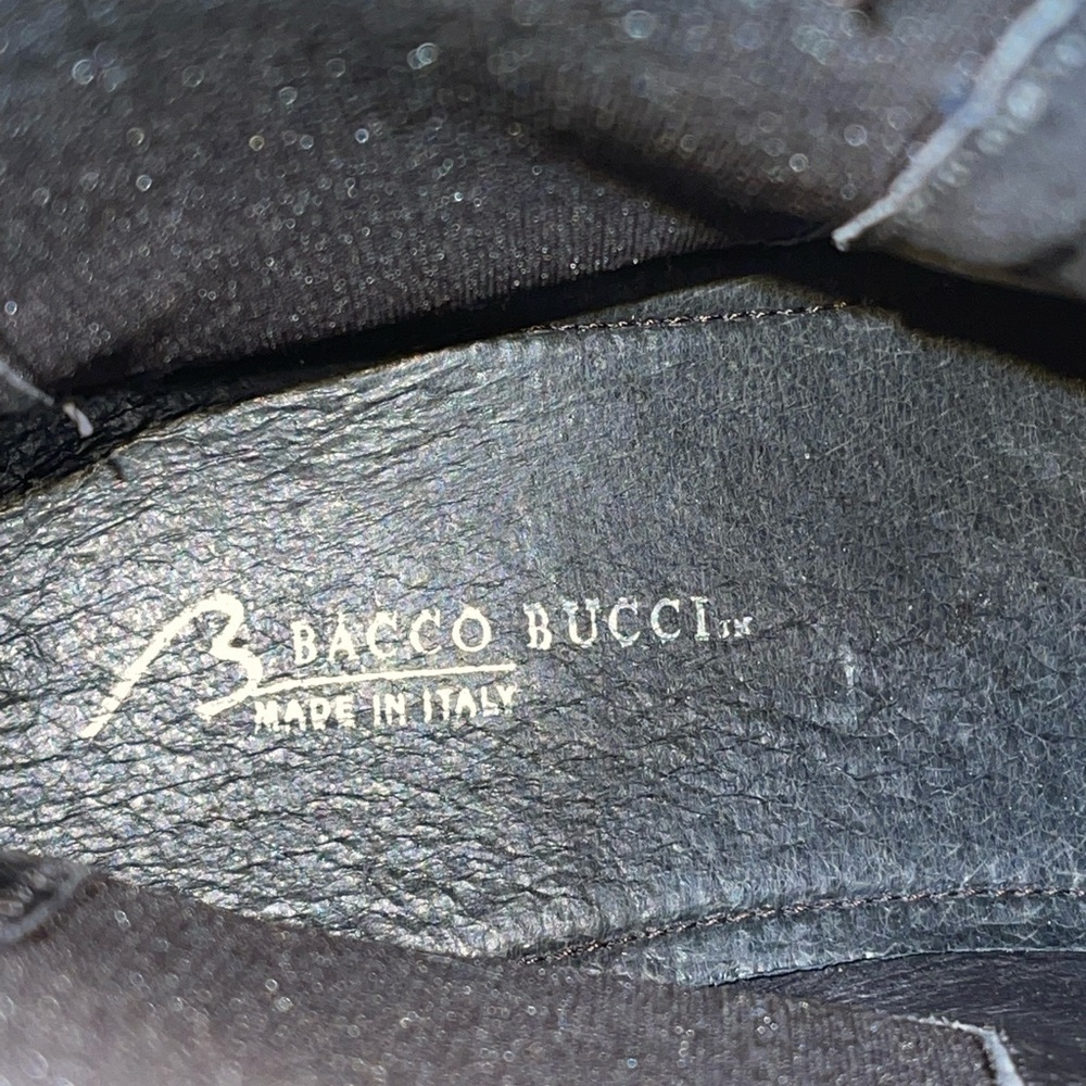Men’s Bacco Bucci Rustic Italian Leather Chelsea Boots. Size 9.5 GUC - Picture 11 of 15